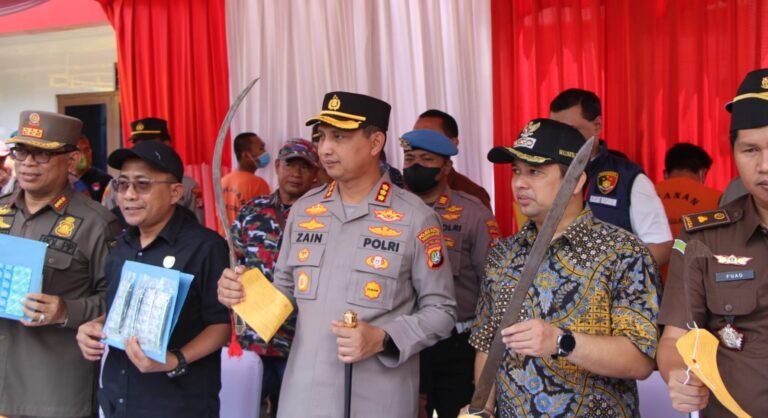 Hasil Operasi Cipta Kondisi Ramadan: Ragam Sajam Disita dari 10 Pelaku Tawuran di Tangerang