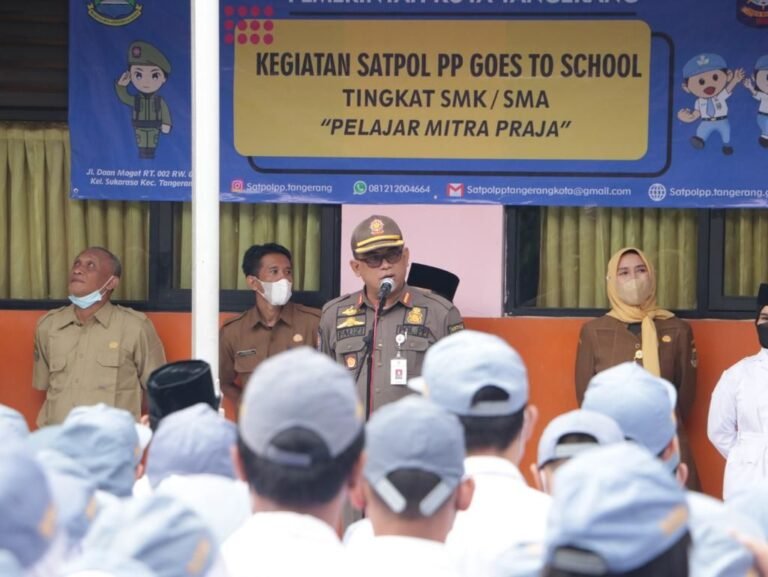 Satpol PP Kota Tangerang Ajak Pelajar Jadi Mitra Praja