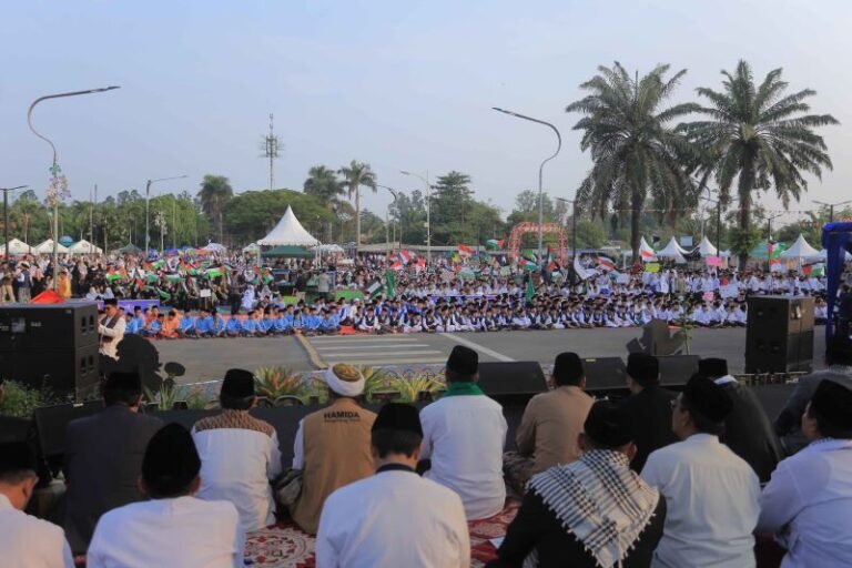 Ribuan Santri Tangerang Doakan Warga Palestina