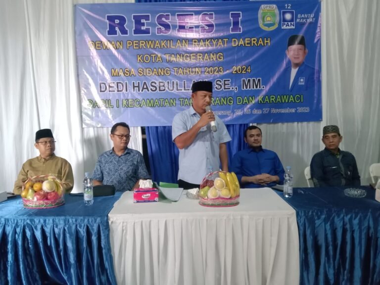 Pembangunan Jalan Lingkungan & Drainase, Usulan Reses Dedi Hasbullah di Tanah Tinggi