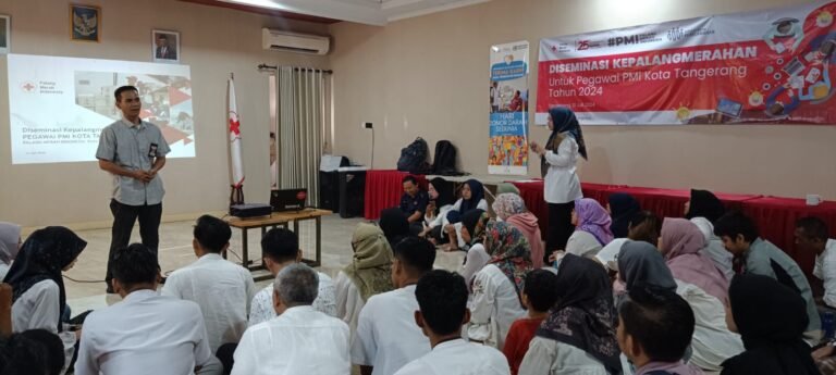 PMI Kota Tangerang Sosialisasi Kepalang Merahan Bagi Karyawan dan Relawan