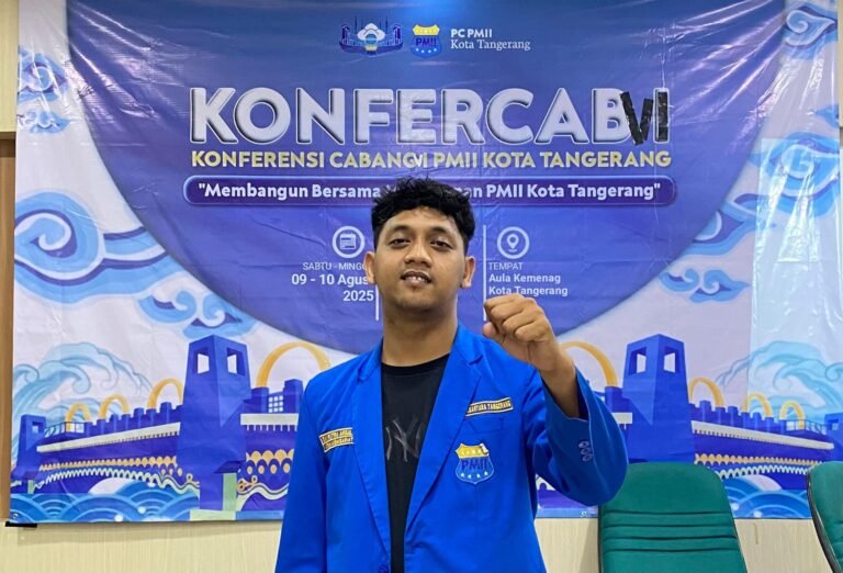 Oki Putra Arsulan Pimpin PMII Kota Tangerang, Tegaskan Perjuangan Moral dan Intelektual