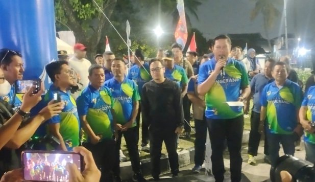 Diikuti 900 Peserta, Color Run Night Tangerang Dibuka Wakil Wali Kota