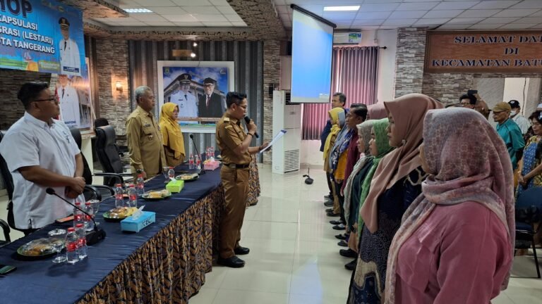 Lindungi Arsip, Kecamatan Batuceper Kukuhkan Satgas Layanan Enkapsulasi Arsip