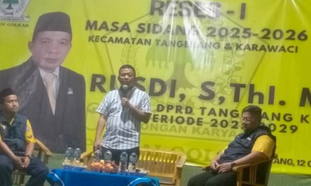 Ketua DPRD Kota Tangerang Tekankan Tiga Sektor Prioritas Pembangunan