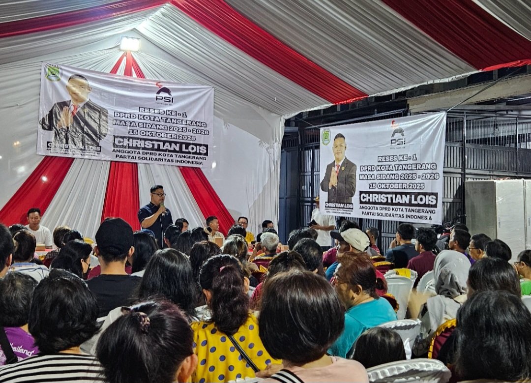 Anggota DPRD Kota Tangerang Christian Lois Serap Beragam Aspirasi Lewat Reses