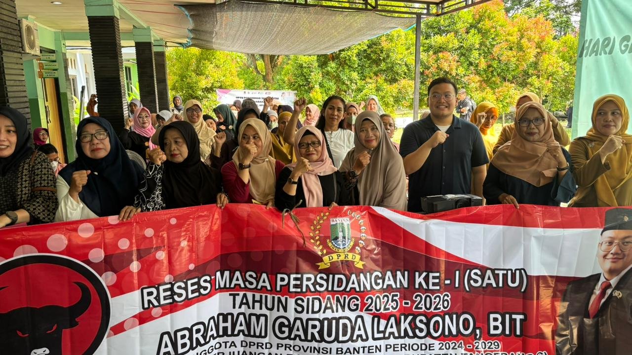 Abraham Garuda Laksono dorong kesadaran deteksi dini kanker serviks dan tekankan pentingnya kesehatan perempuan di Tangerang.