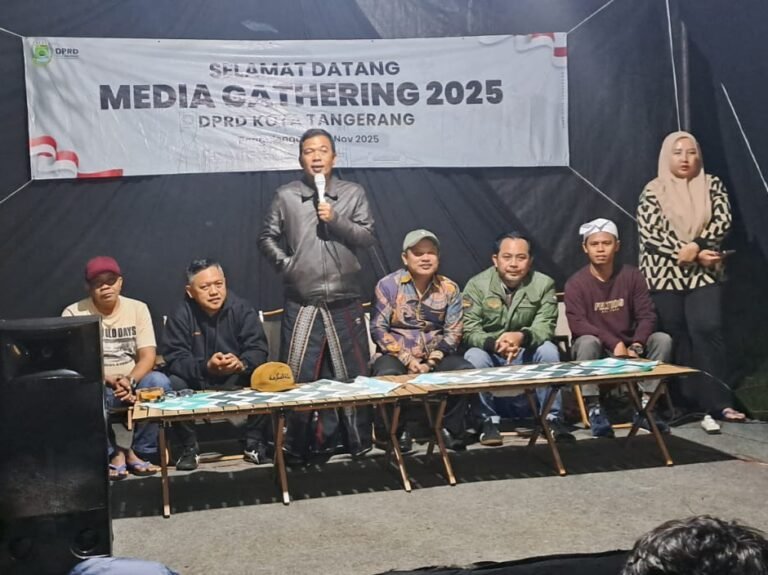 Media Gathering DPRD Kota Tangerang Sukses Bangun Kolaborasi dengan Wartawan