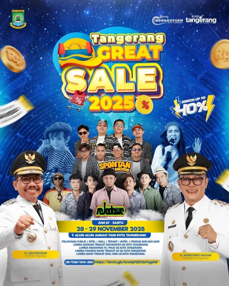 Siap-siap Tangerang Great Sale 2025 segera hadir! DisperindagkopUKM Kota Tangerang ramaikan ceremonial dengan ragam hiburan