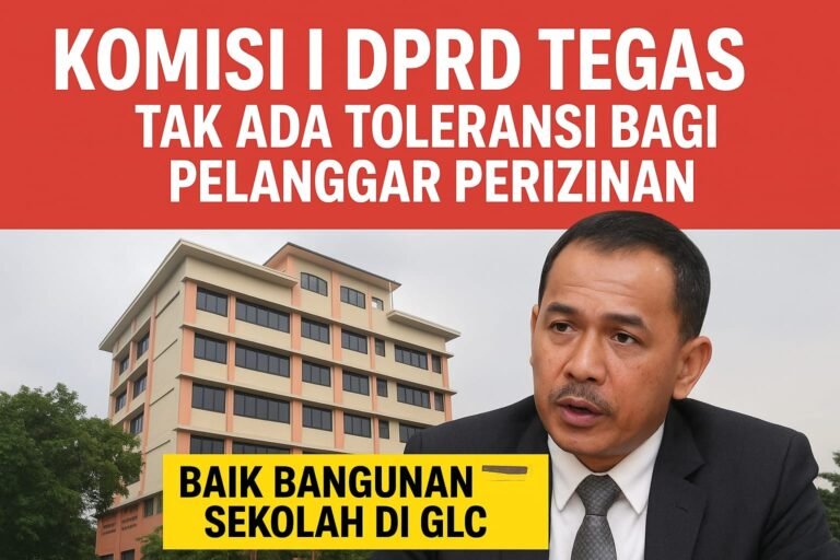 Sekolah Bertaraf Internasional di Green Lake Diduga Langgar Izin Pembangunan, Komisi I DPRD Siap Gelar RDP