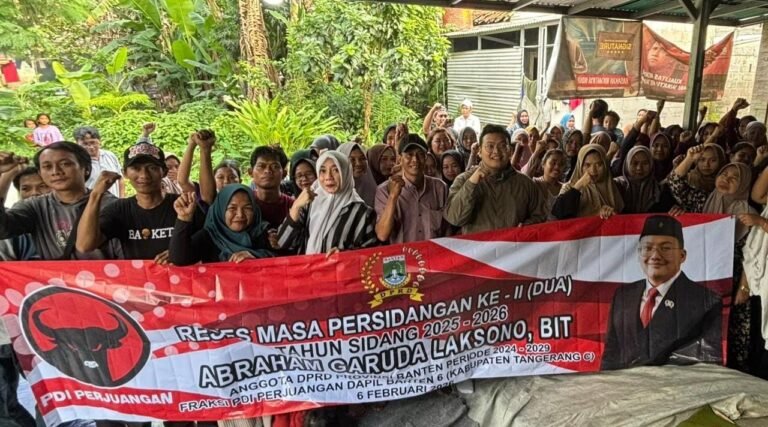 Reses Abraham Garuda Laksono di Tangerang 4–9 Feb 2026 menyerap aspirasi warga soal kesehatan, BPJS, bansos, dan infrastruktur.