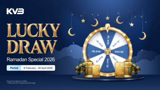 Spesial Ramadan KVB: Setiap Trading Berpeluang Dapat Hadiah Emas