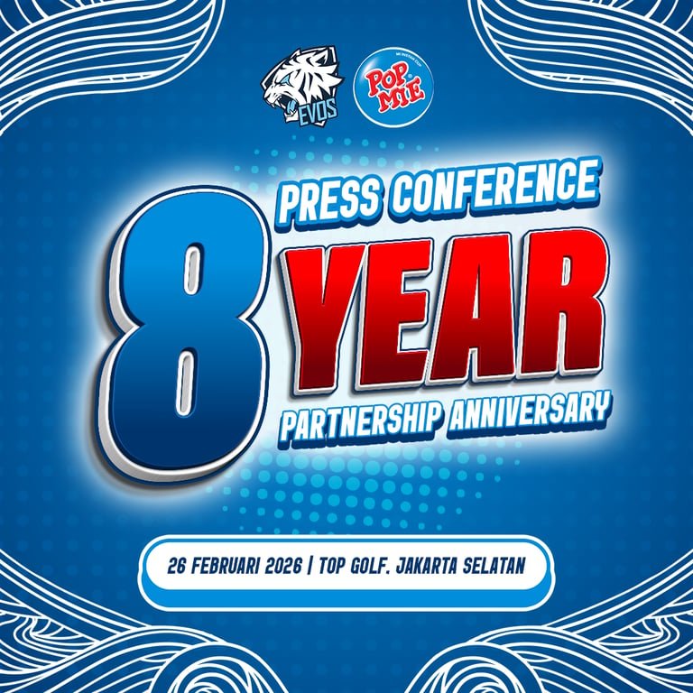 8 Tahun Kolaborasi EVOS dan Pop Mie: Konsisten Menggerakkan Semangat Generasi Muda Esports Indonesia!