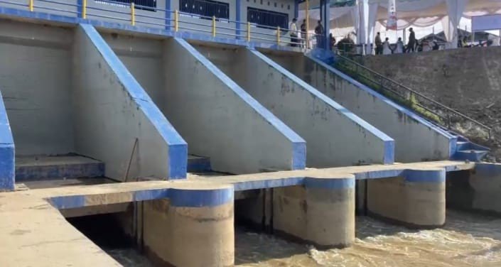 Pulihkan Irigasi, Kementerian PU Sukses Uji Coba Pengaliran Air Daerah Irigasi Jambo Aye di Provinsi Aceh