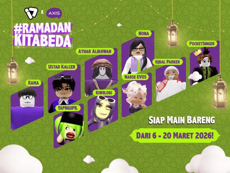AXIS dan EVOS Hadirkan Pengalaman Ramadan Interaktif di Roblox Lewat Aktivasi #RamadanKitaBeda