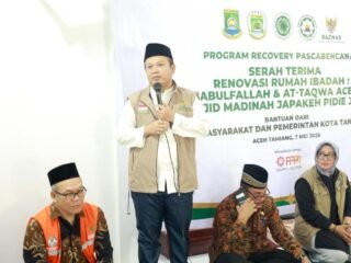 Tiga Masjid di Aceh Diresmikan, Turidi: "Ini Bukti Nyata Kepedulian Warga Kota Tangerang Pascabencana Aceh"