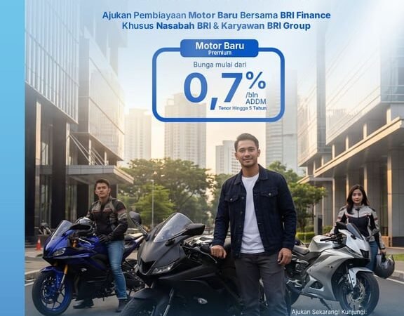 Dorong Akses Motor Premium, BRI Finance Tawarkan Skema Pembiayaan Mulai 0,7%