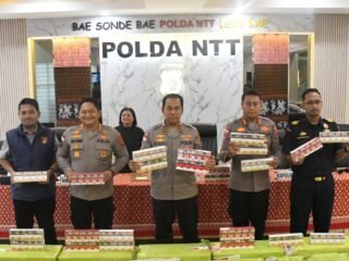 Polda NTT Ungkap Jaringan Rokok Ilegal Internasional, Negara Diselamatkan dari Kerugian Rp12,3 Miliar