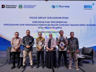 SUCOFINDO – DISPERINDAG BANTEN PERKUAT SINERGI PENCEGAHAN DAN PENANGGULANGAN KEADAAN DARURAT BAHAN KIMIA